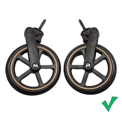 Naprawa przednich kółek Cybex PRIAM - montaż łożysk i osi skręcanej - 2 kółka przednie z wysyłkami